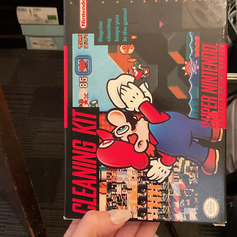 Nintendo Super Nintendo Cleaning Kit - Red and Black